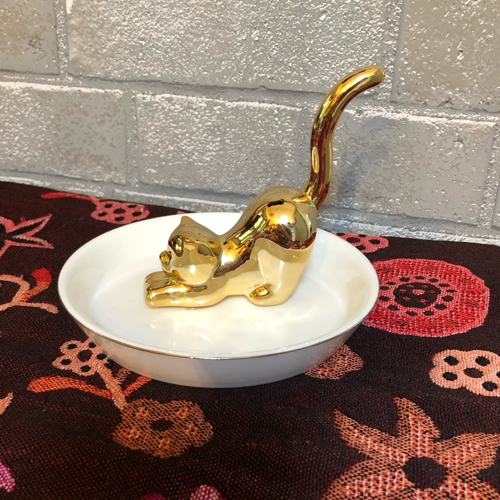 Cat - trinket / jewelry tray